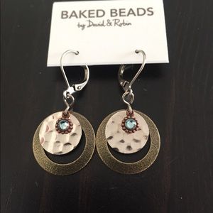 Two toned earrings